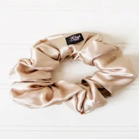 100% Pure Mulberry Silk Classic Scrunchie (4cm) - Champagne