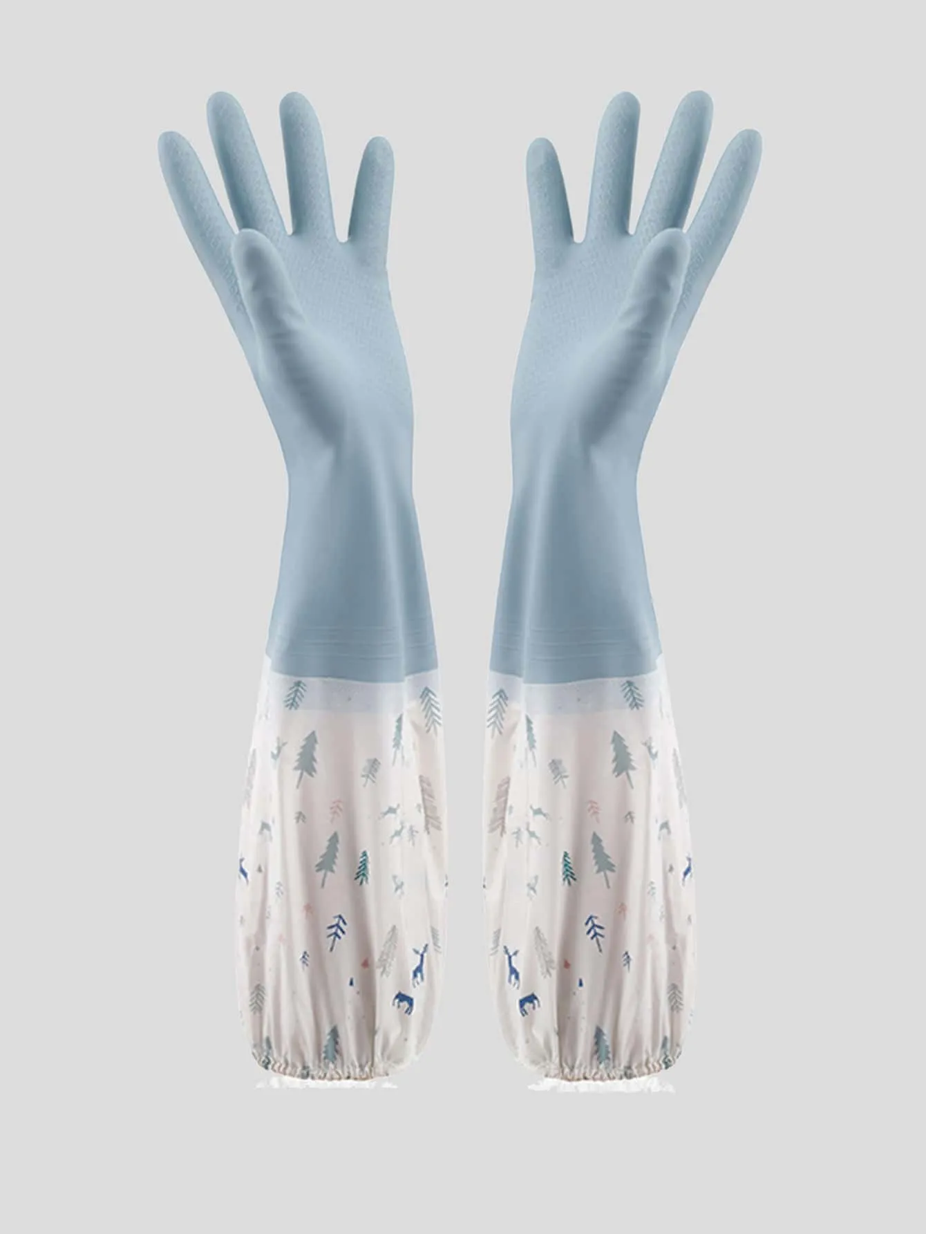 1pair Waterproof Dishwashing Glove