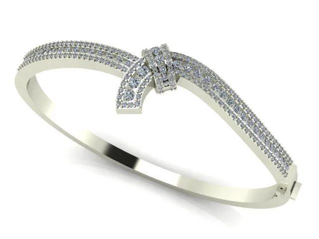 2 ct Diamond Bangle Bracelet