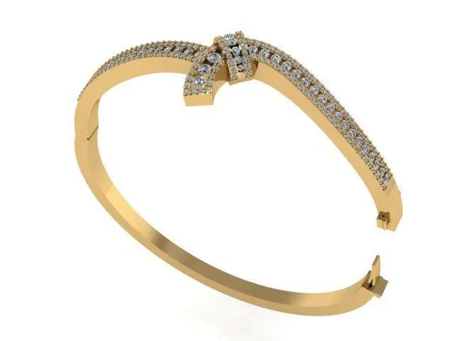 2 ct Diamond Bangle Bracelet