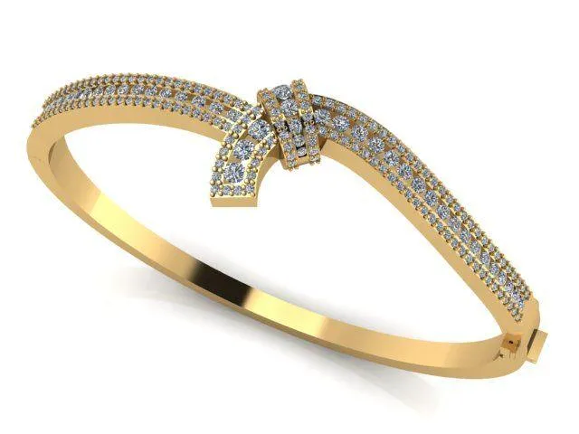 2 ct Diamond Bangle Bracelet