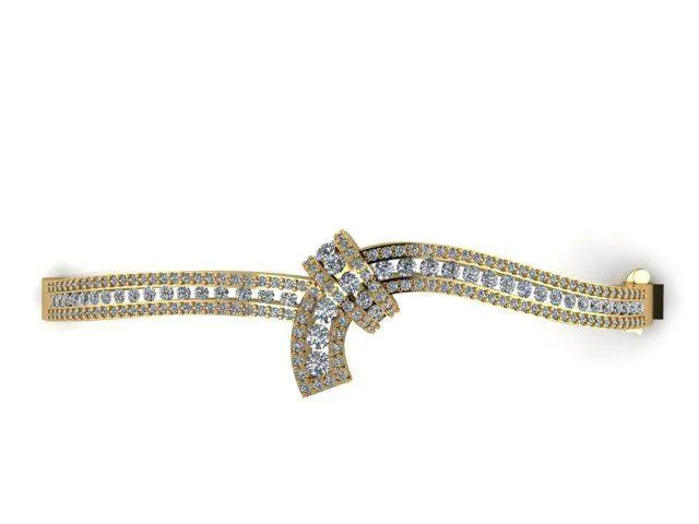 2 ct Diamond Bangle Bracelet