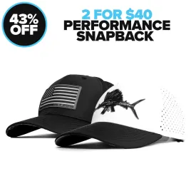 2 FOR $40 PERFORMANCE SNAPBACKS