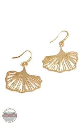 335-182 Gingko Hook Earrings