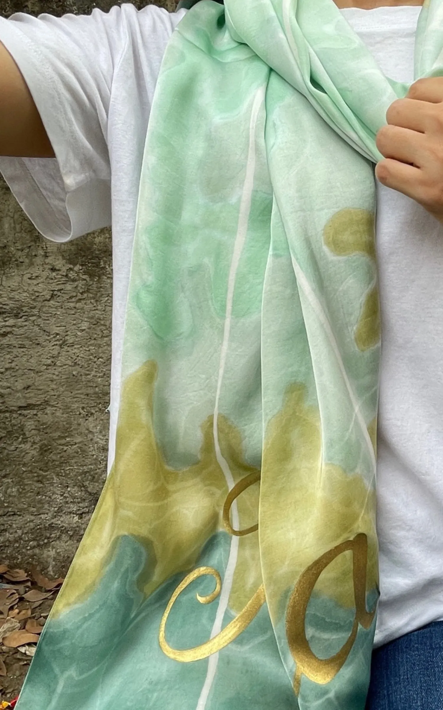 Abstract Printed Scarf