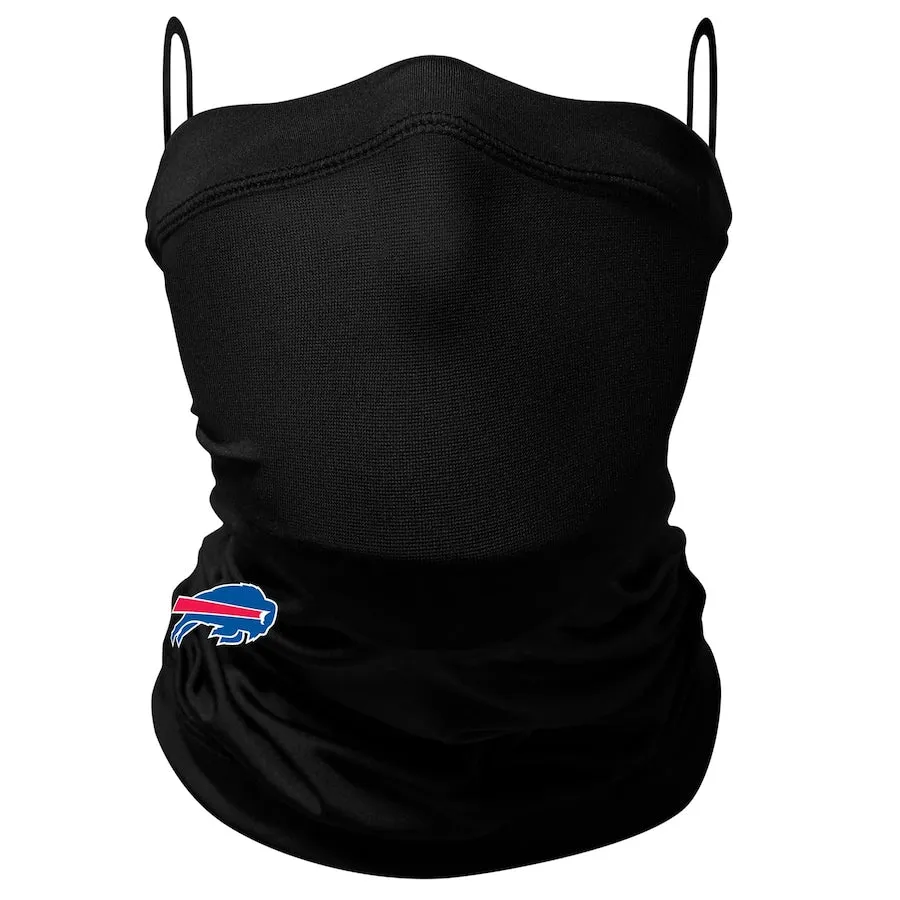 Adult Buffalo Bills NFL Football New Era Black On-Field 4 Way Stretch Neck Gaiter