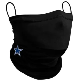 Adult Dallas Cowboys NFL Football New Era Black On-Field 4 Way Stretch Neck Gaiter