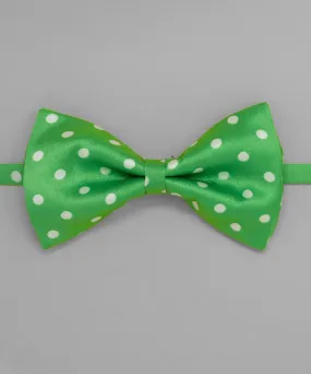 After 8  Green Polka Dot Bowtie