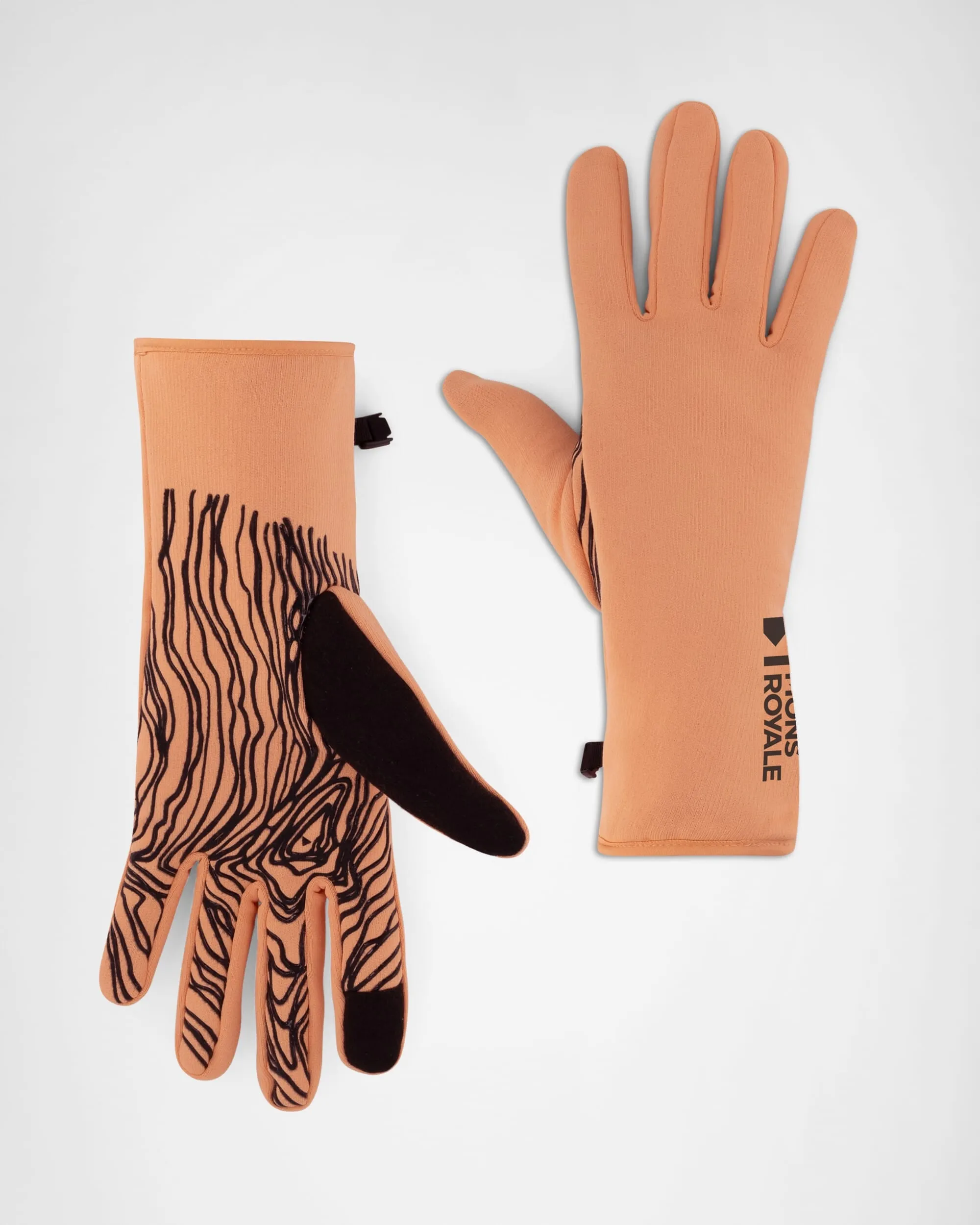 Amp Merino Fleece Gloves - Melon