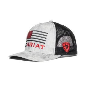 Ariat Flag Logo Mesh Snapback Cap