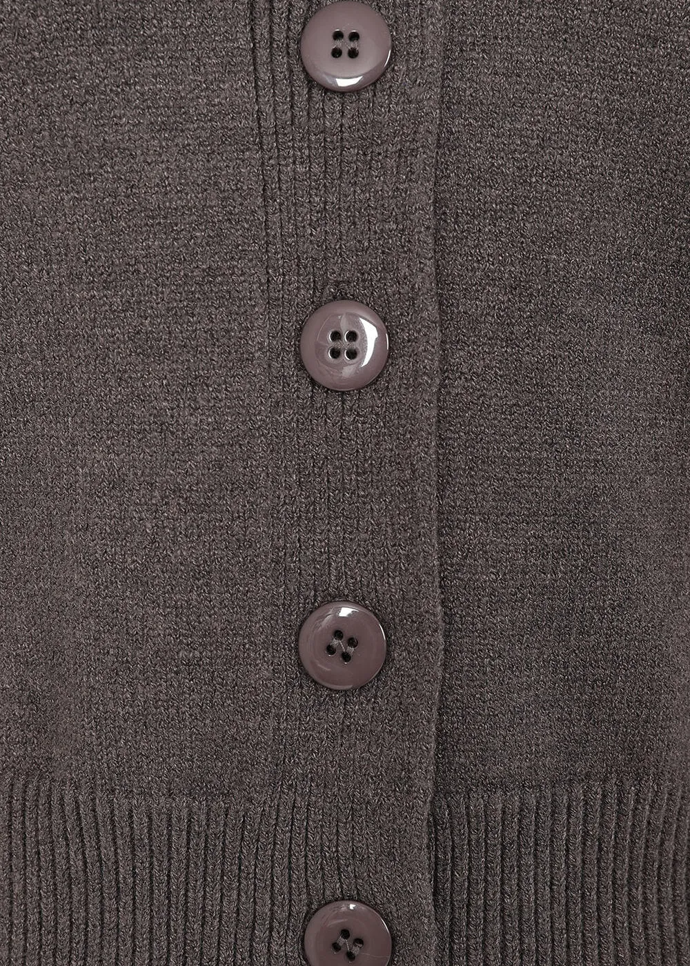 Banned Violet Collar 50's Cardigan Grey