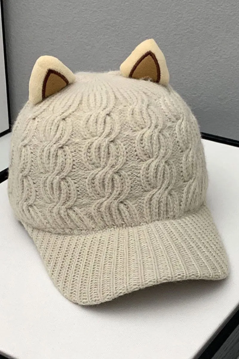 BASEBALL CAP WITH CAT EARS