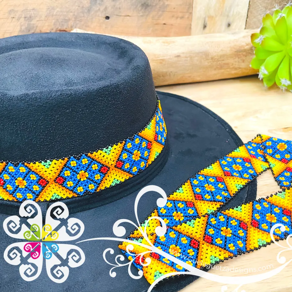 Beaded Toquilla Hat - Hatband