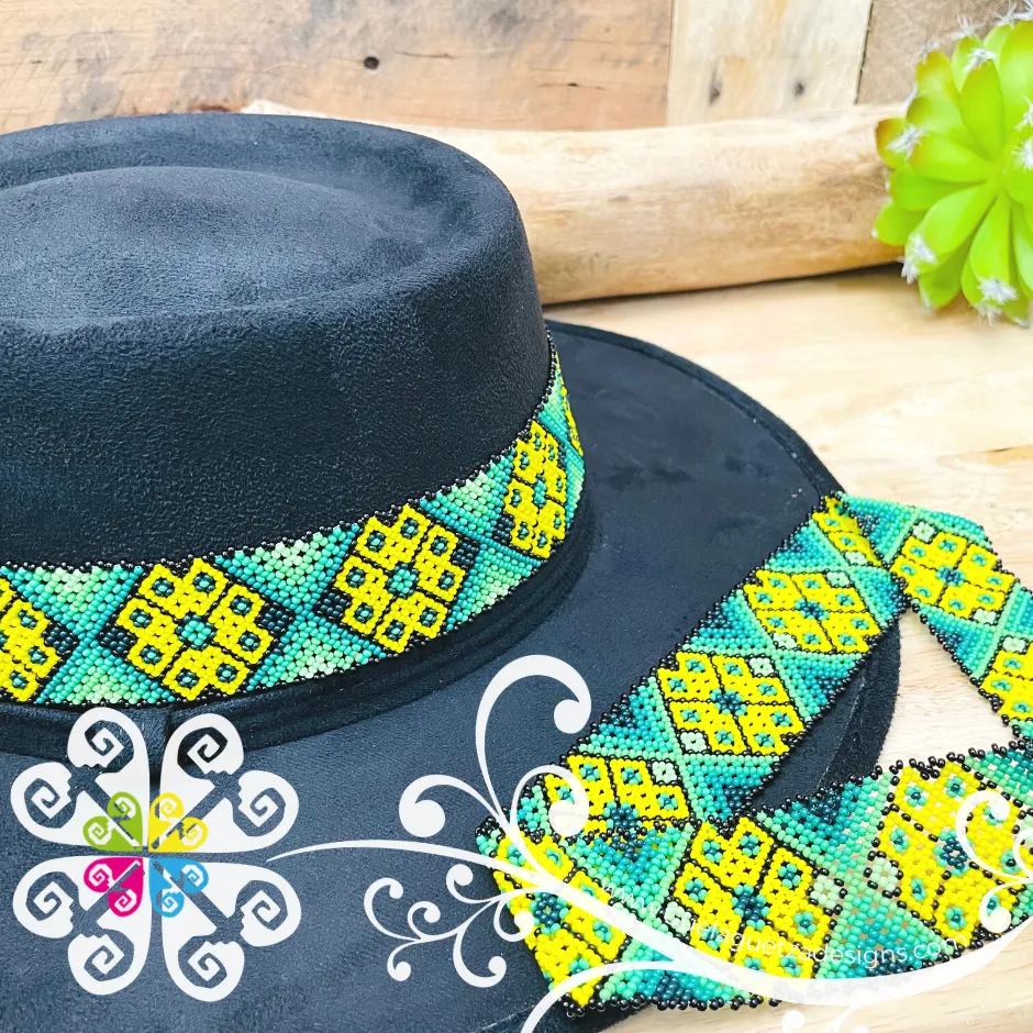 Beaded Toquilla Hat - Hatband