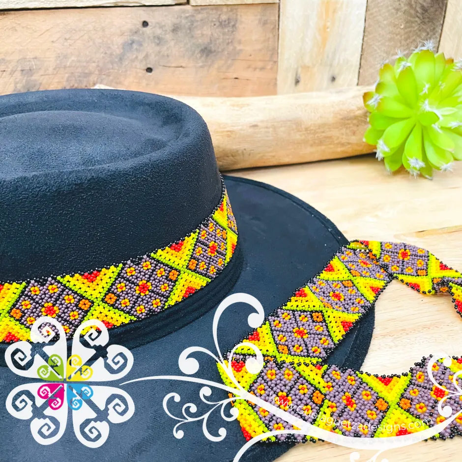 Beaded Toquilla Hat - Hatband