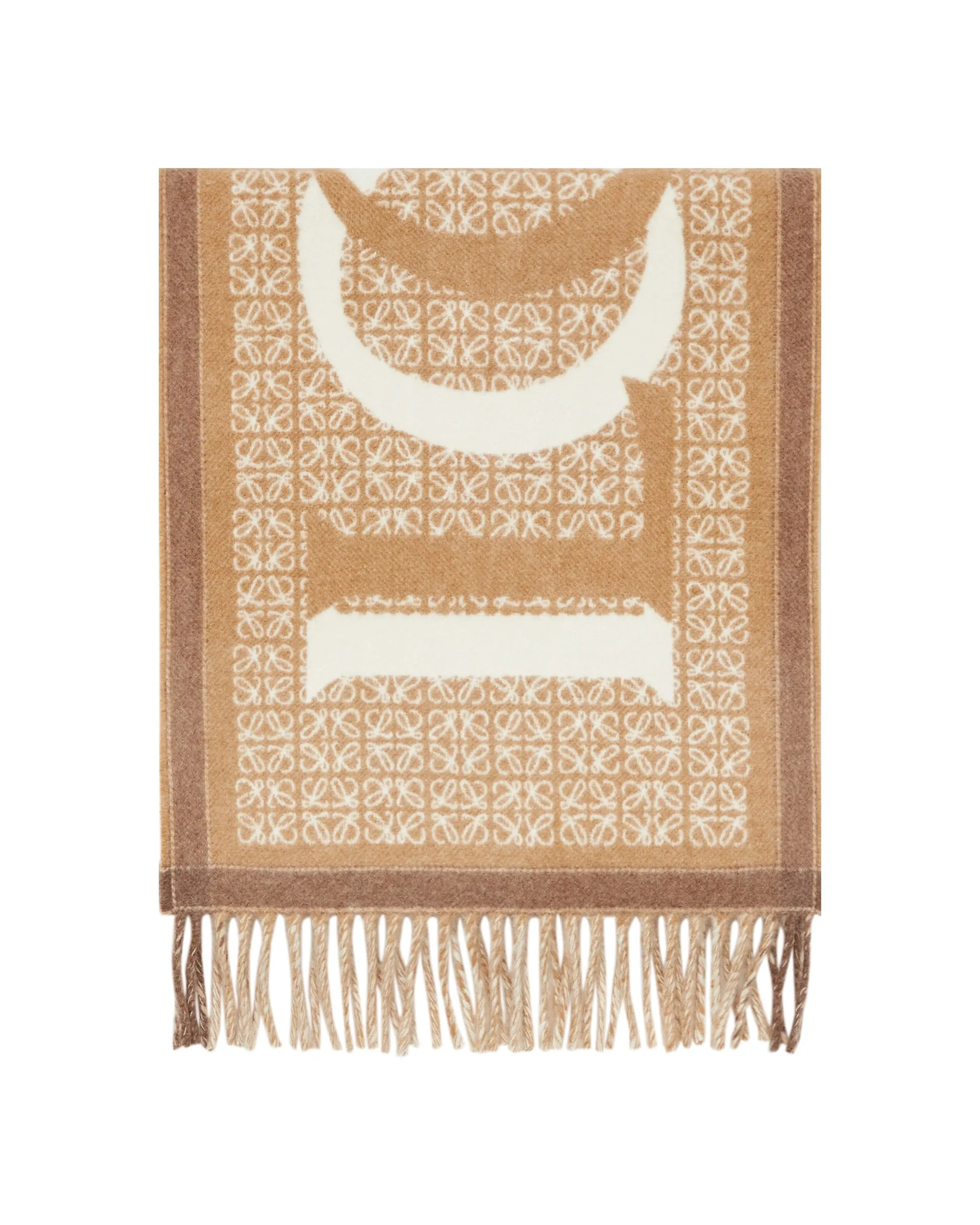 Beige Love Scarf