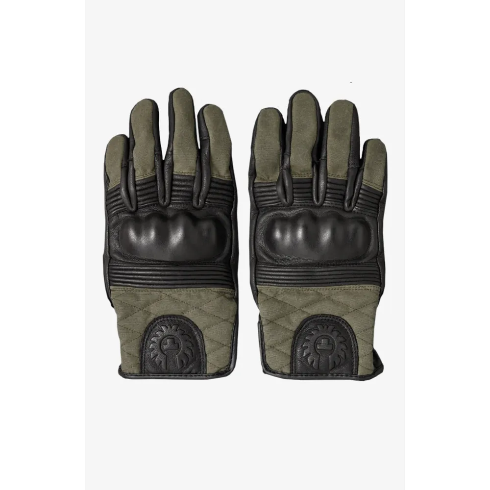 Belstaff - Hampstead Forest Green/Black Motorcycle - Leather Glove