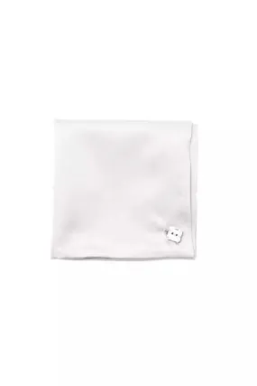 Billionaire Italian Couture White Sisal Men Pocket Square