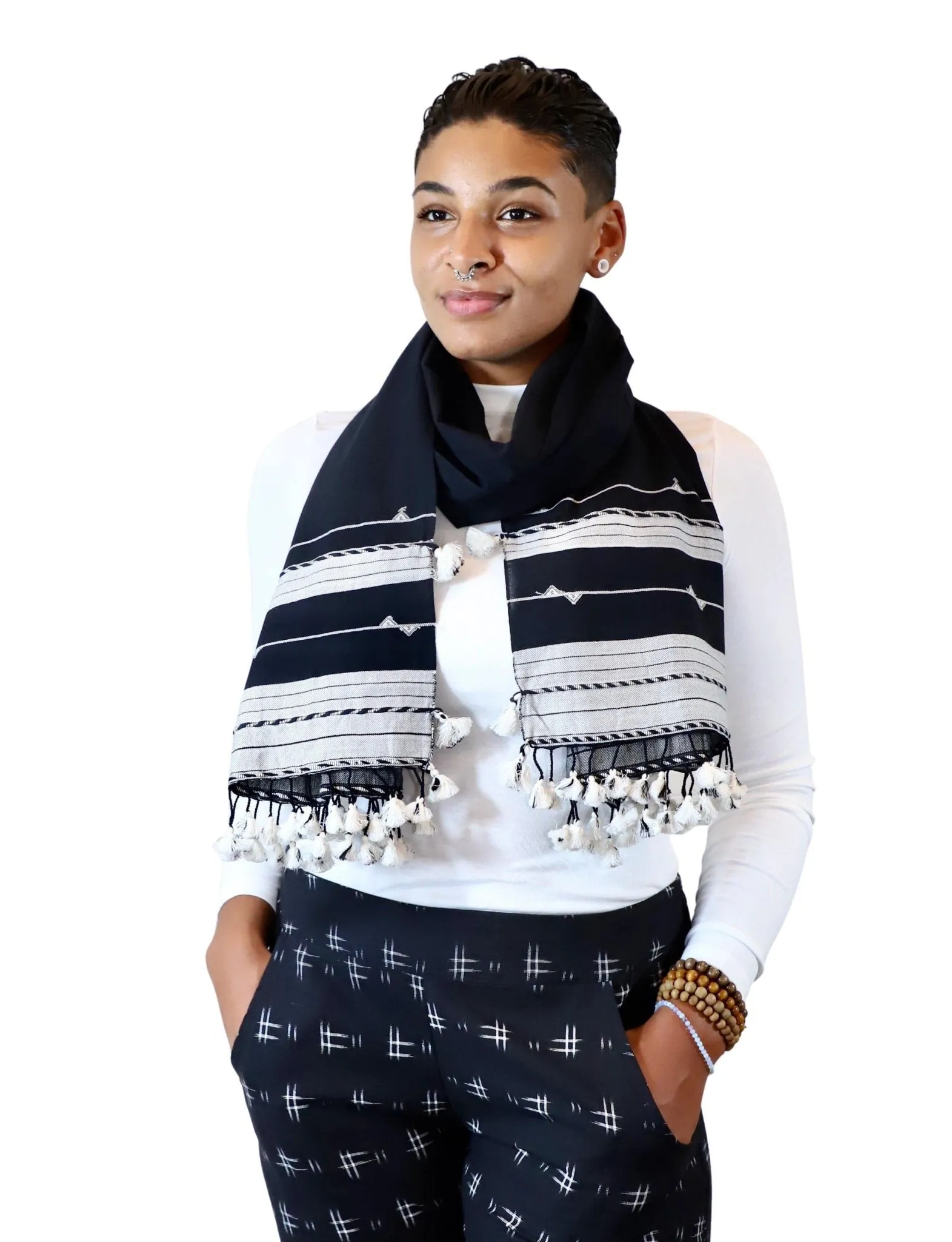 Black Kutch Scarf