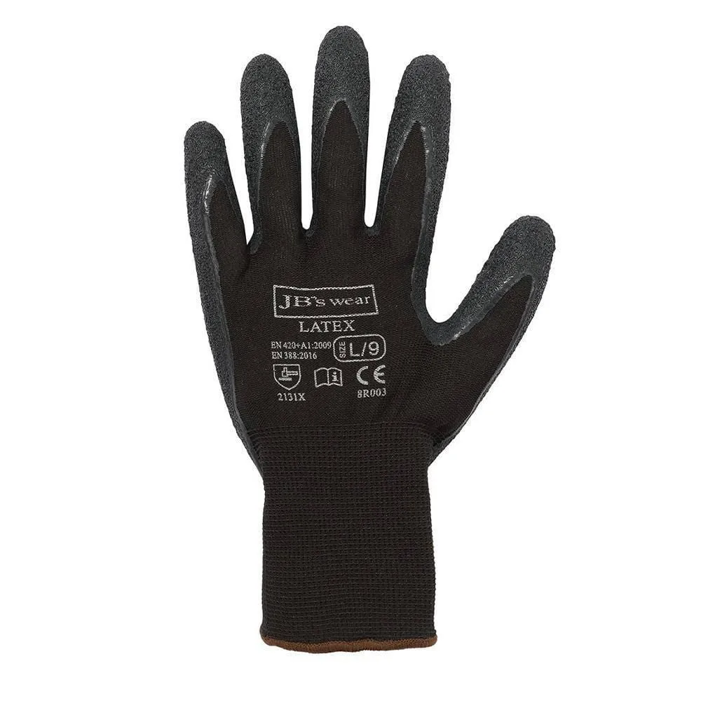 Black Latex Glove (12 Pack)