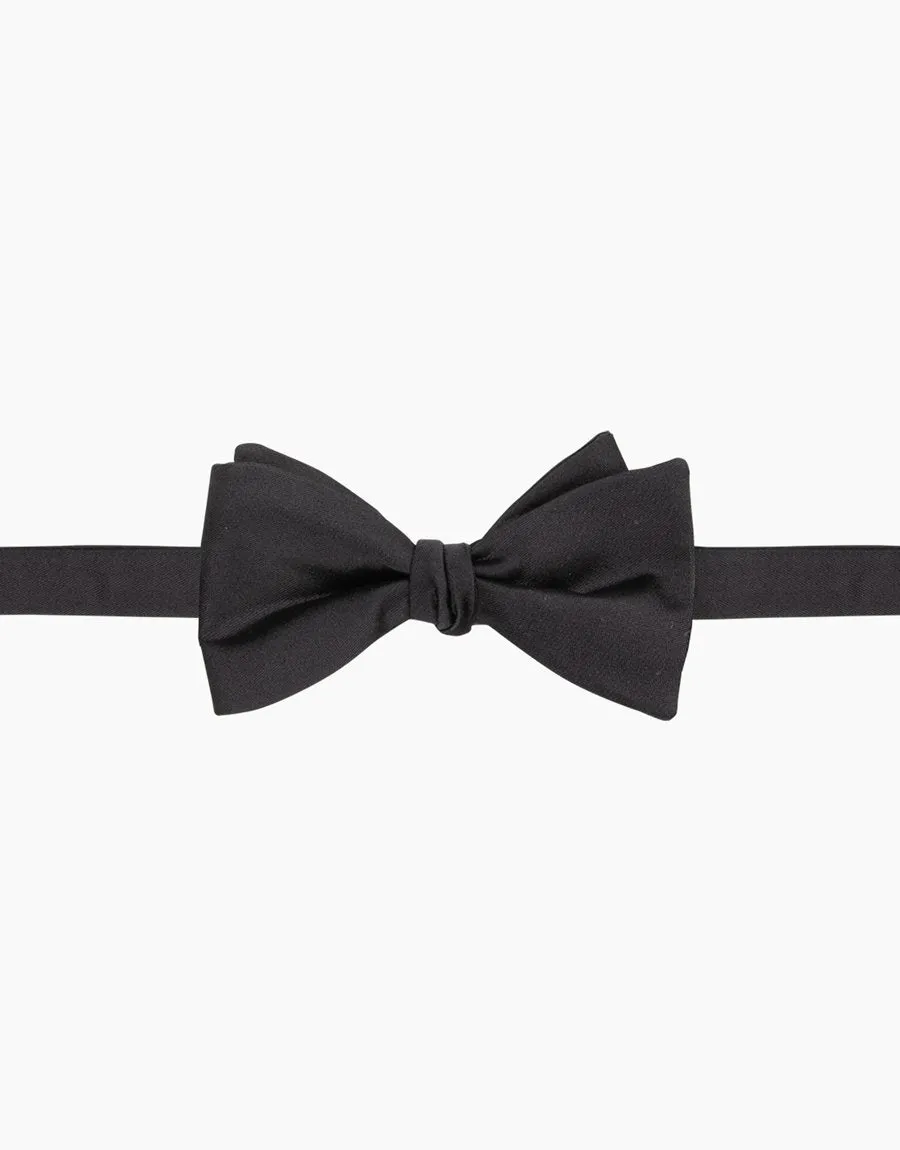 Black Self-Tie Bow Tie