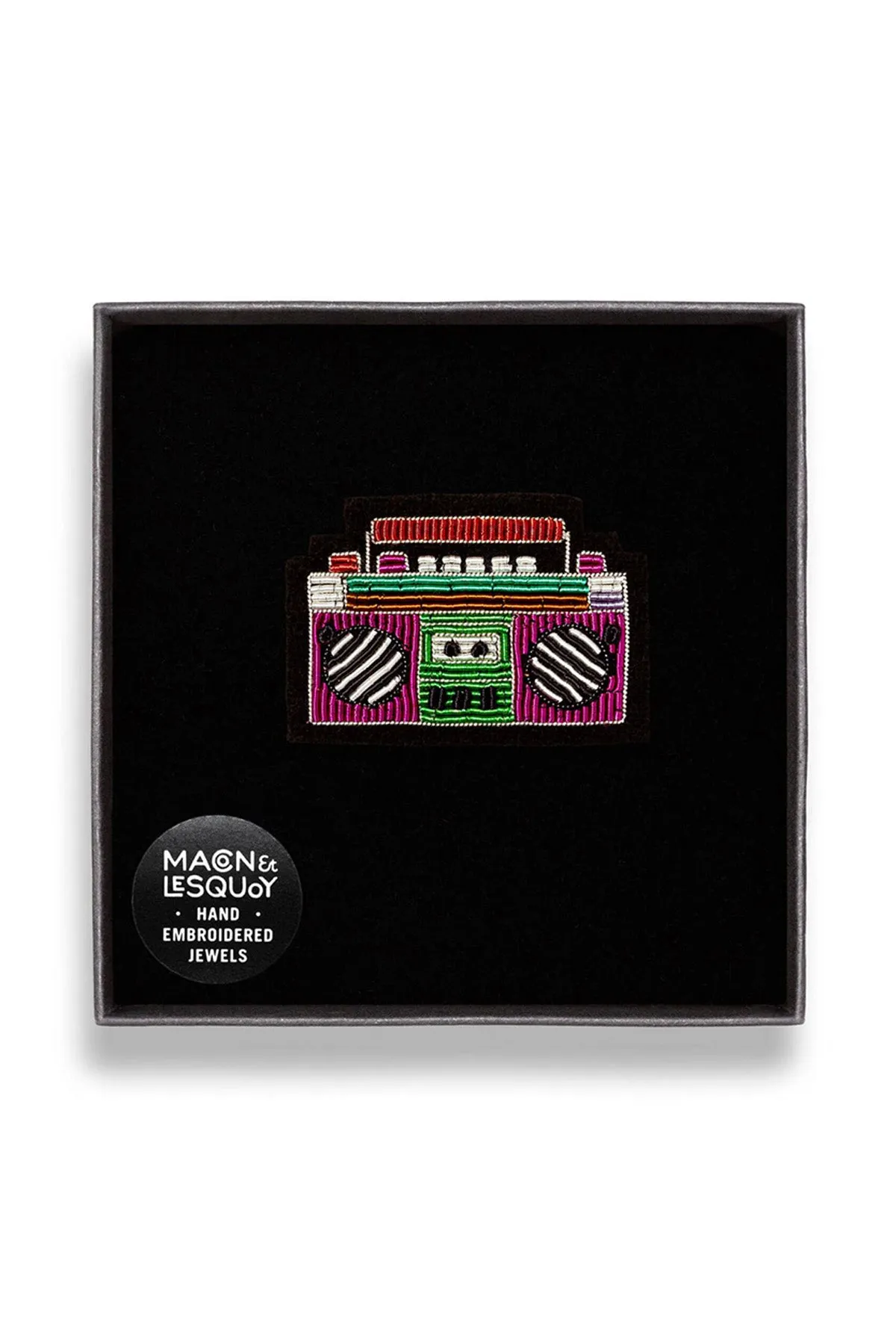 Boombox Brooch