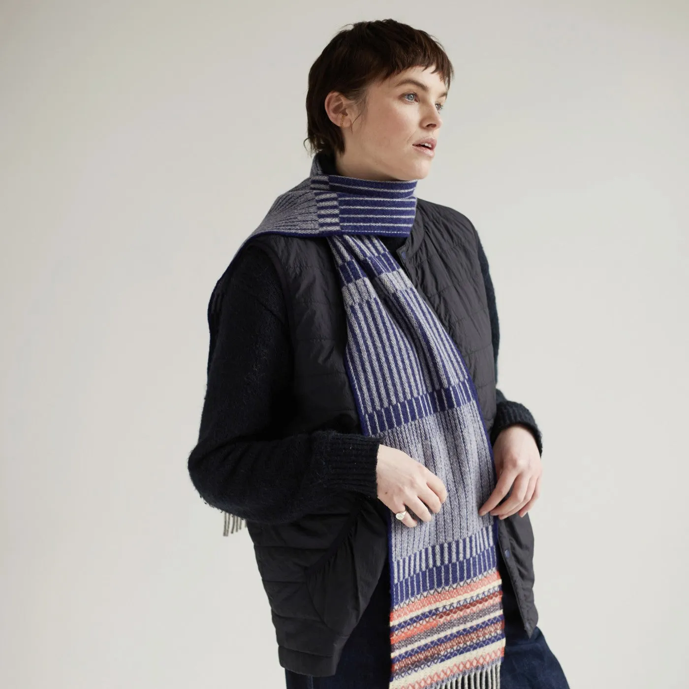 Bothy Sapphire Scarf - Blue