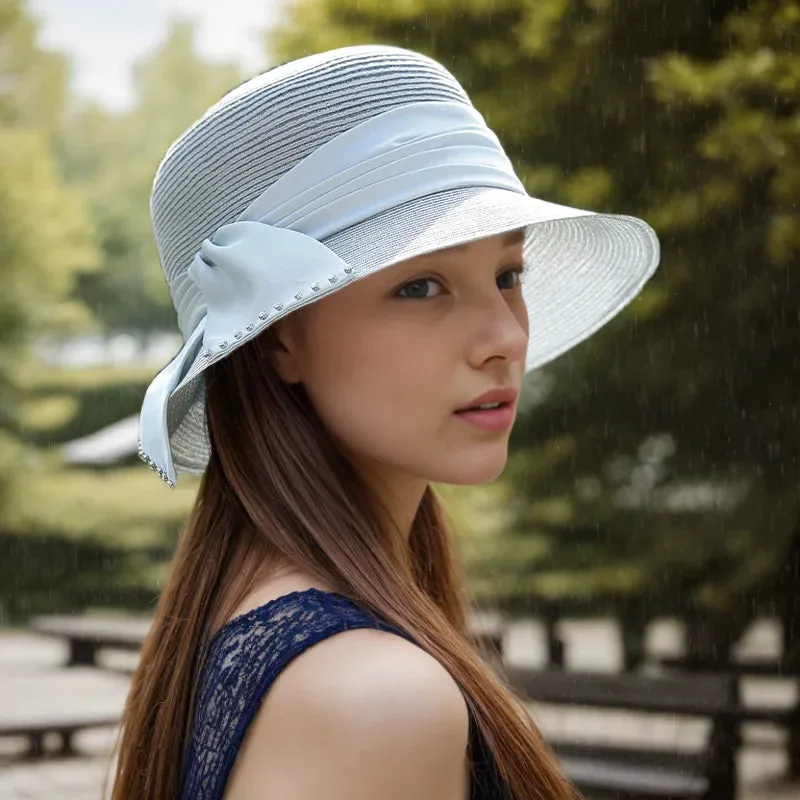 Bow Brim Versatile Outdoor Foldable Beach Sun Hat