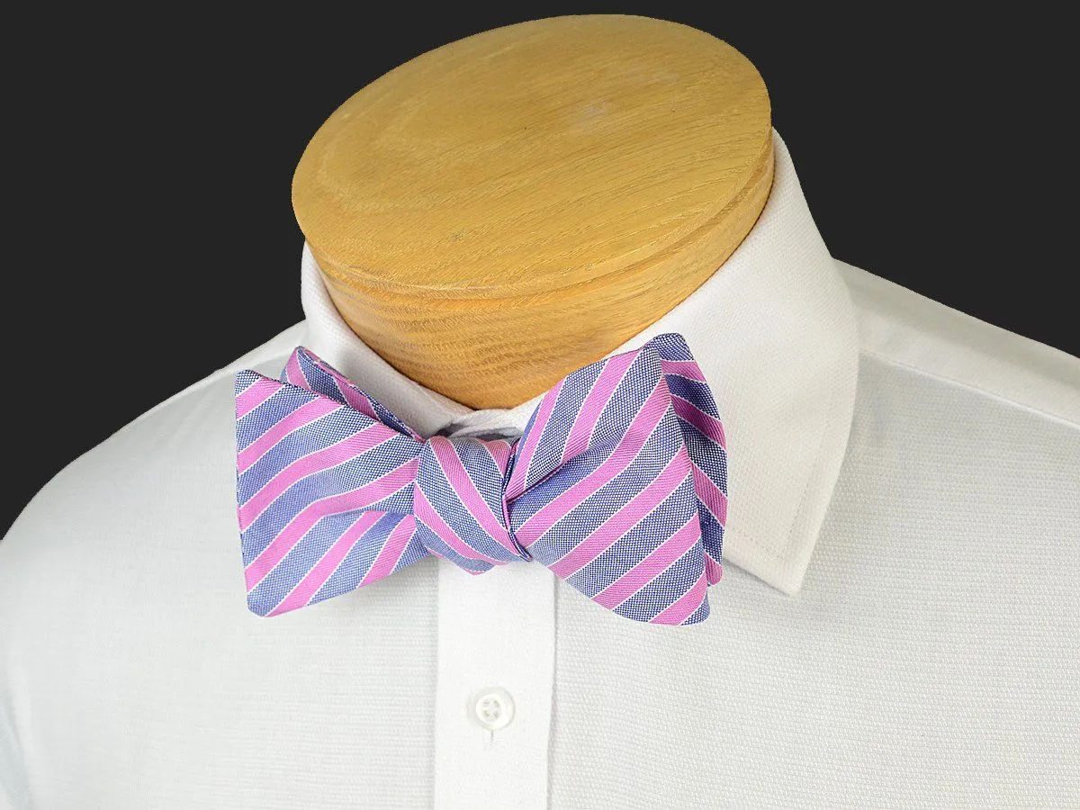 Boy's Bow Tie 19246 Violet/Navy Stripe