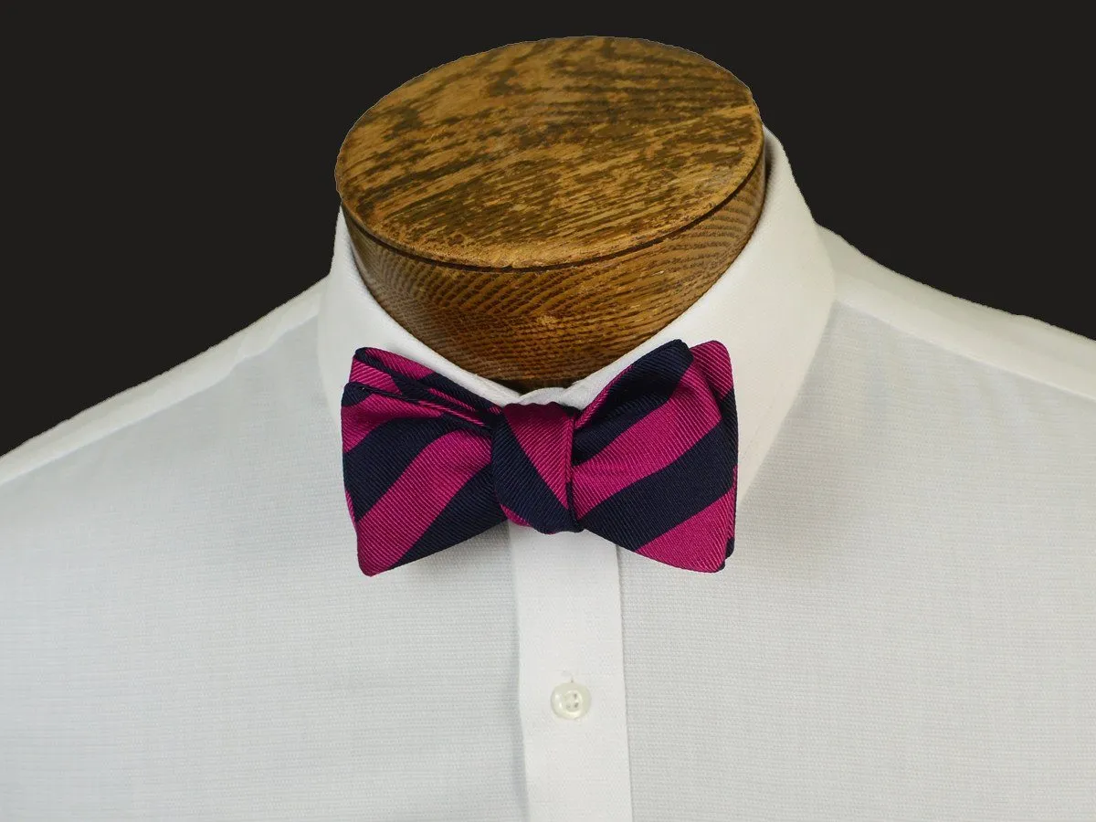 Boy's Bow Tie 20901 Pink/Navy Stripe