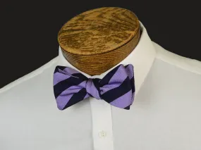 Boy's Bow Tie 20902 Lavender/Navy Stripe