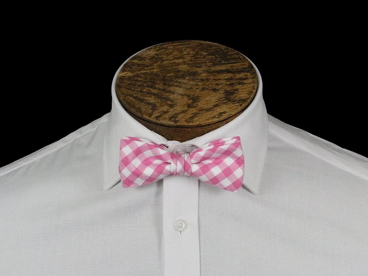 Boy's Bow Tie 21673 Pink Check