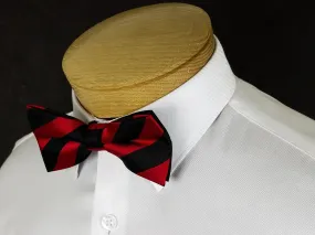 Boy's Bow Tie 24918 Black/Red Stripe