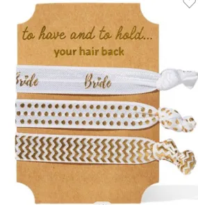 Bride Hair Ties