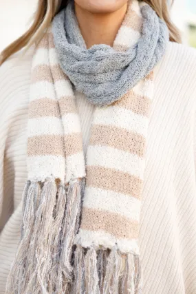 Cabin Comfort Scarf, Gray