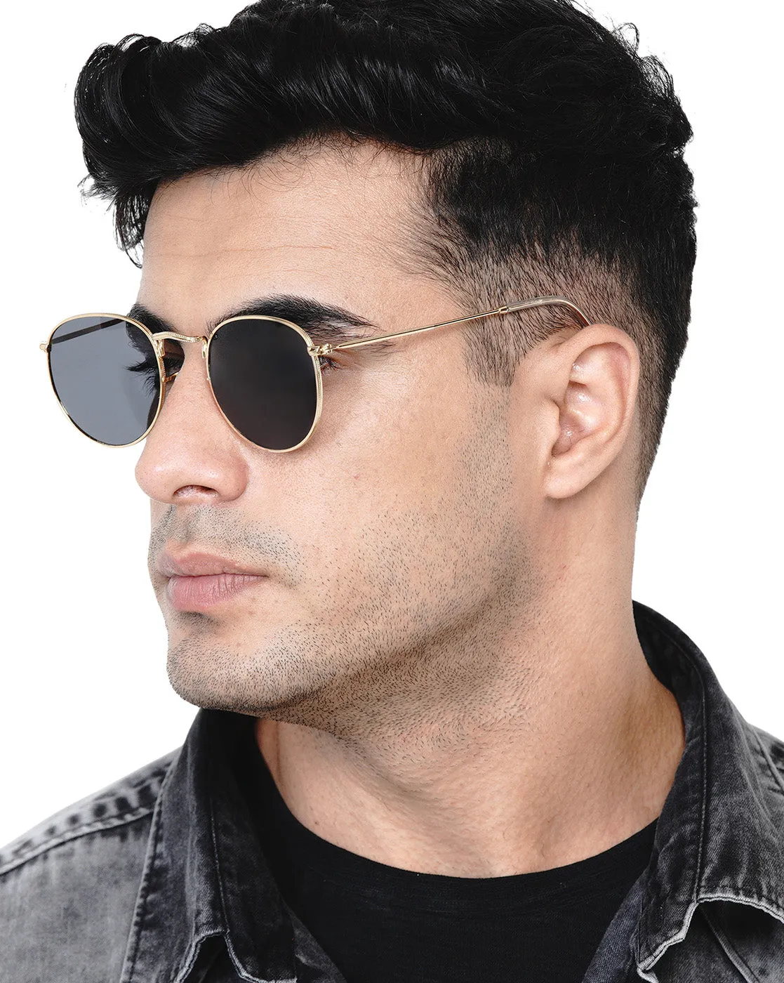 Carlton London Polarised Oval Sunglasses For Men