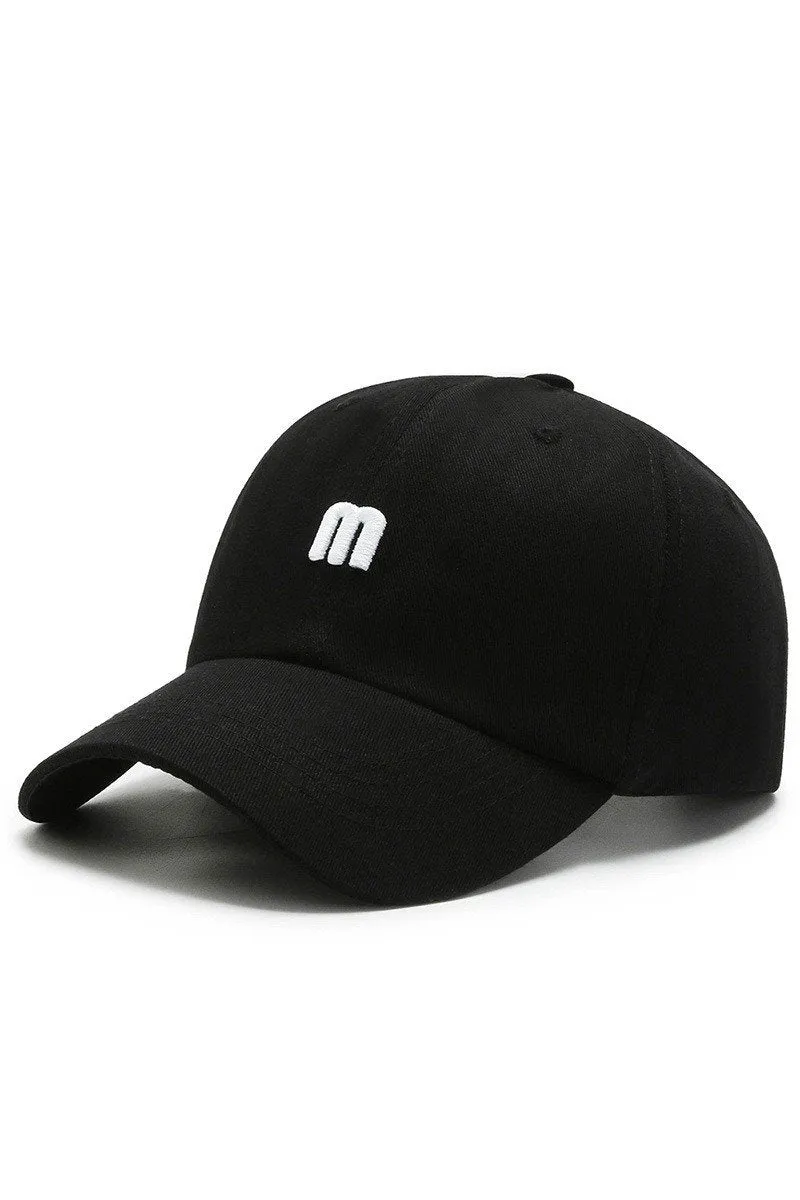 CASUAL TREND EMBROIDERY SUNSHADE BASEBALL CAP