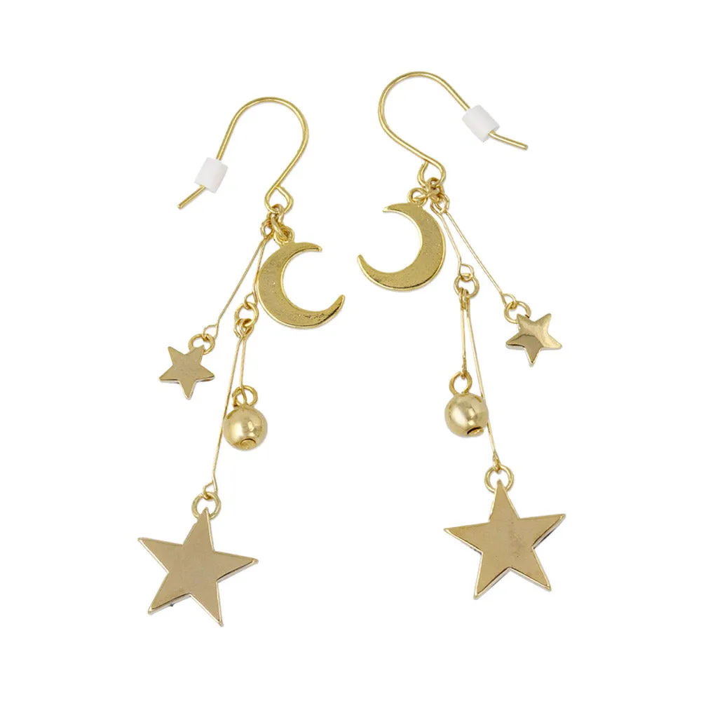 Celestial Multi Dangler Earrings