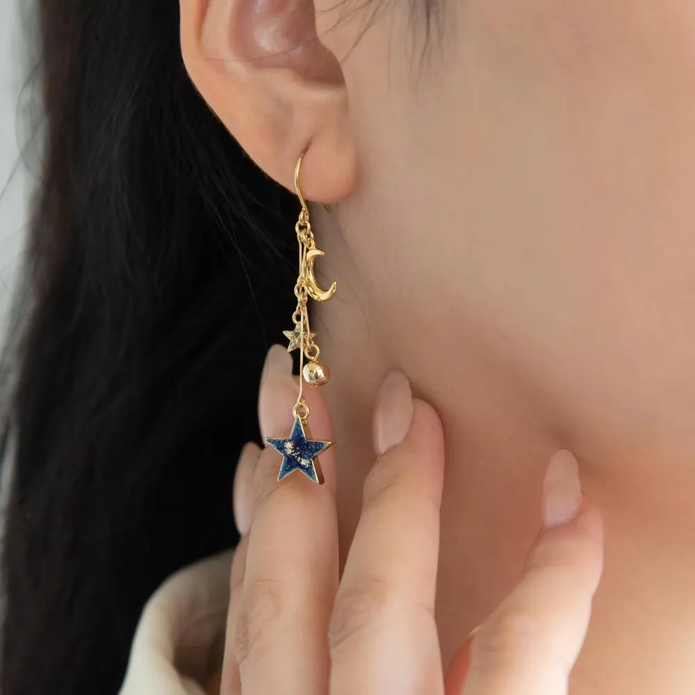 Celestial Multi Dangler Earrings