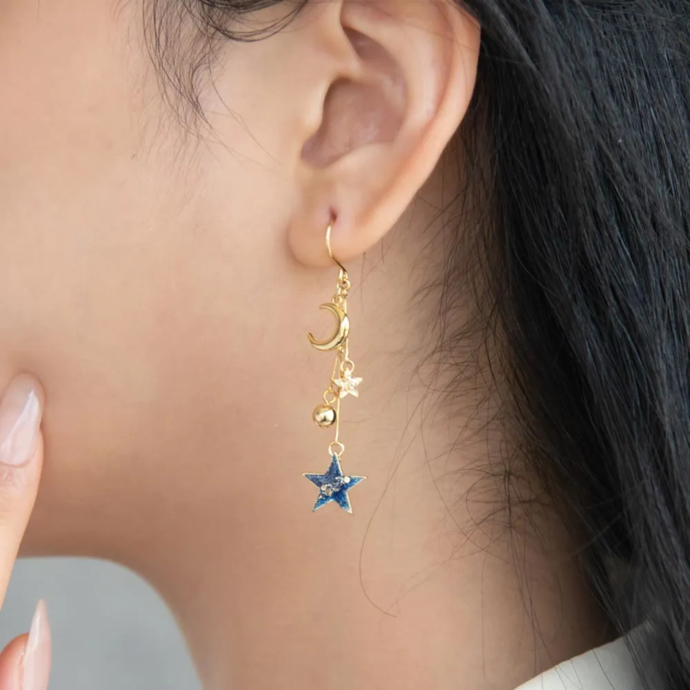 Celestial Multi Dangler Earrings