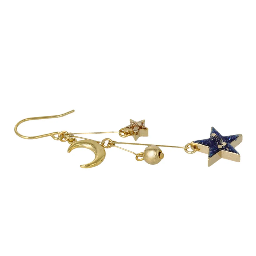 Celestial Multi Dangler Earrings