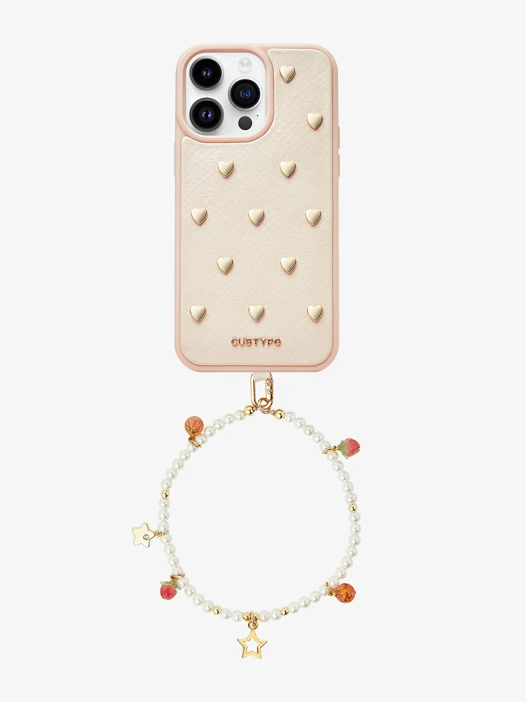 Charm Phone Case Wrist Strap