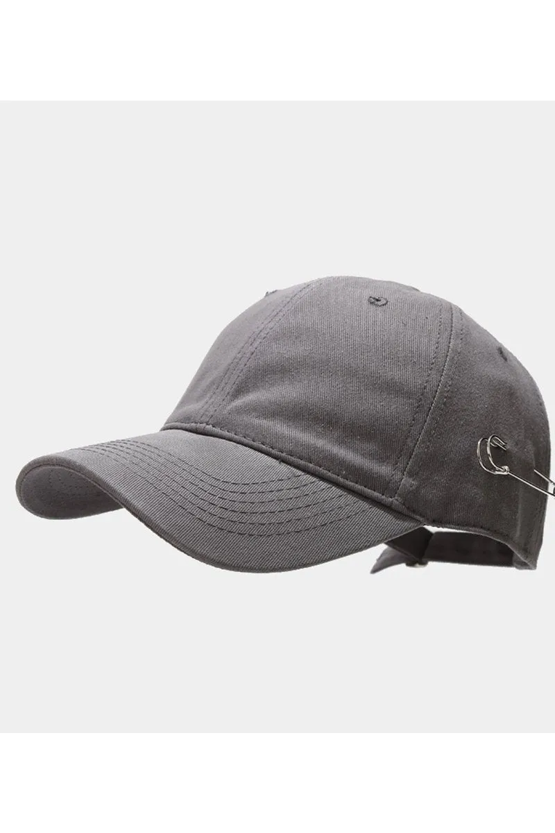 CLIP DETAILED ADJUSTABLE BASEBALL CAP