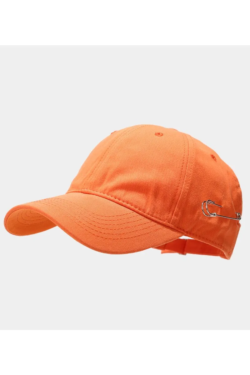 CLIP DETAILED ADJUSTABLE BASEBALL CAP