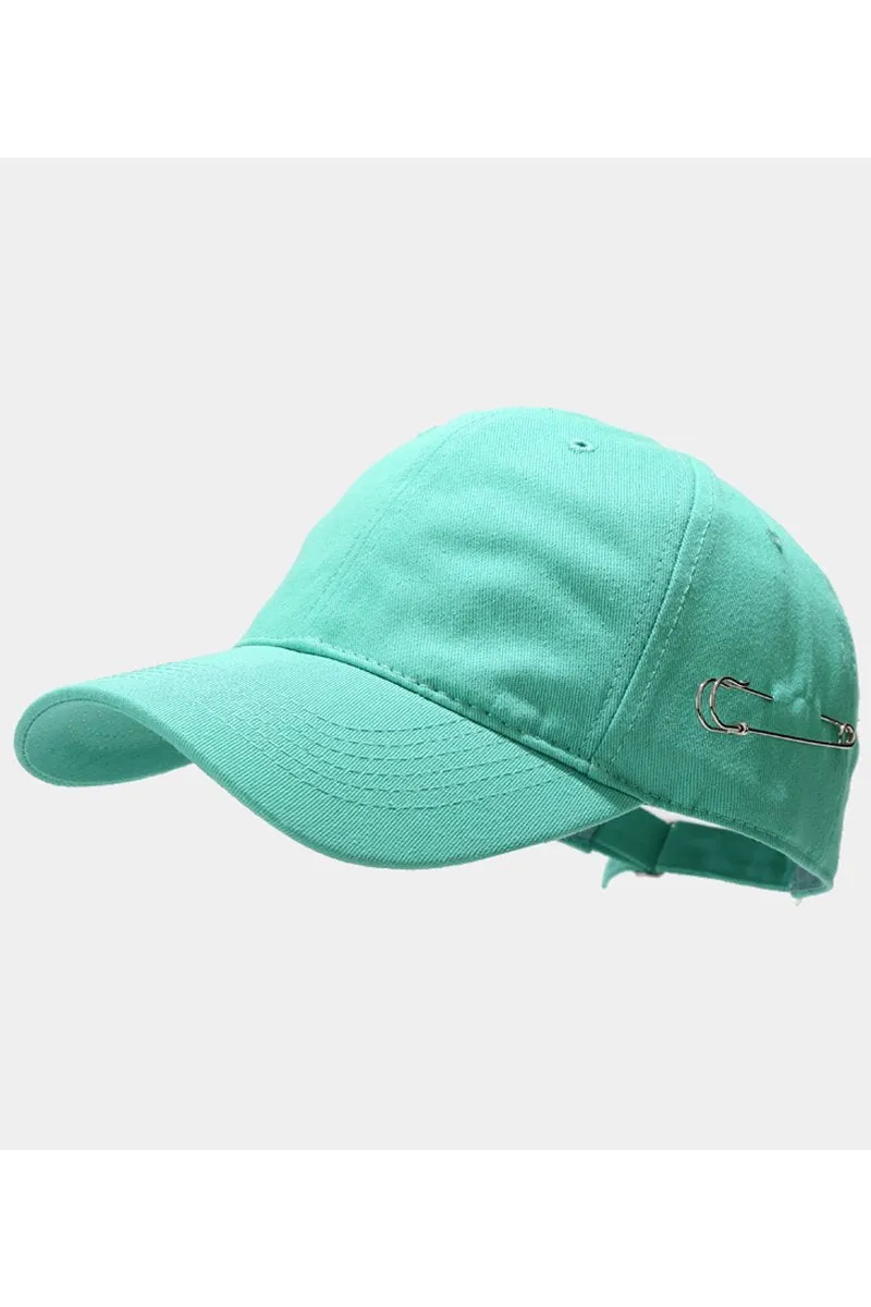 CLIP DETAILED ADJUSTABLE BASEBALL CAP