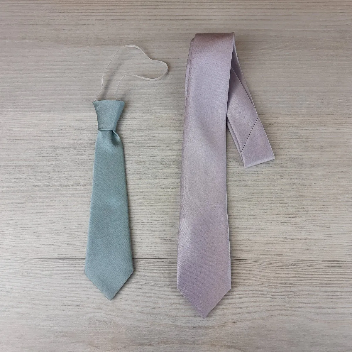 Cloudy Shantung Boys Ties