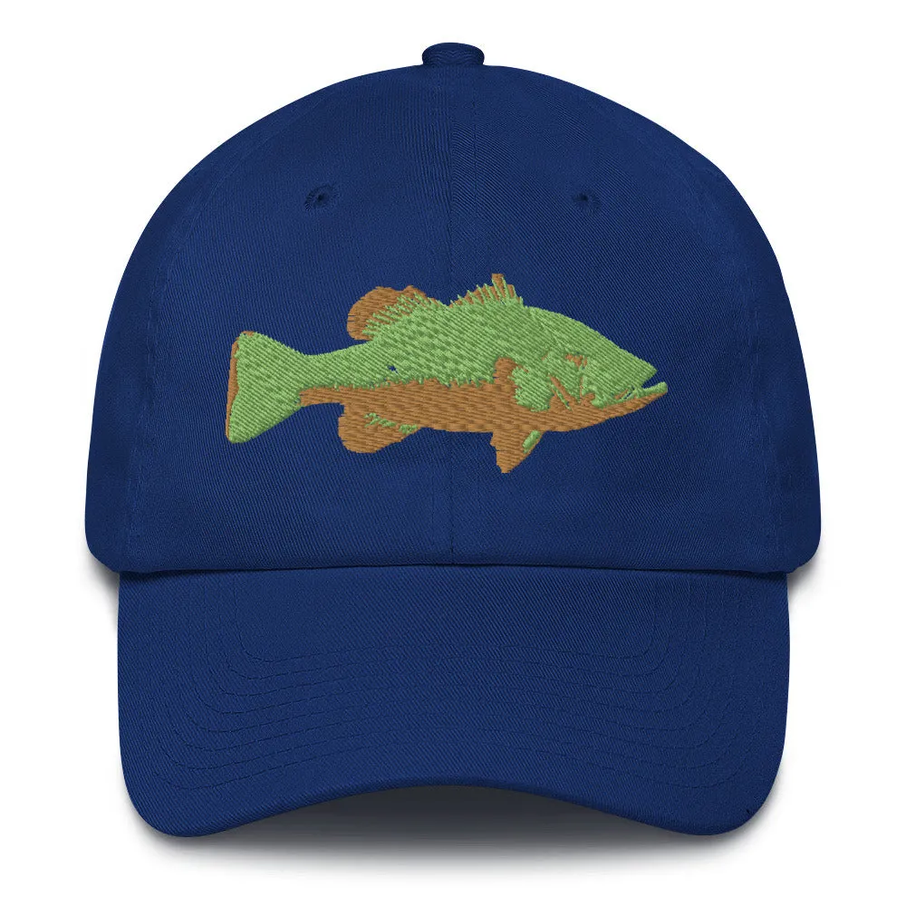 Cotton Cap with a fish