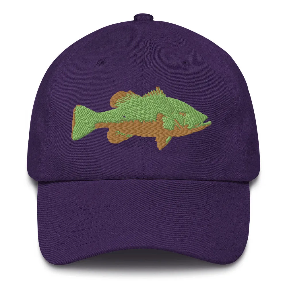 Cotton Cap with a fish