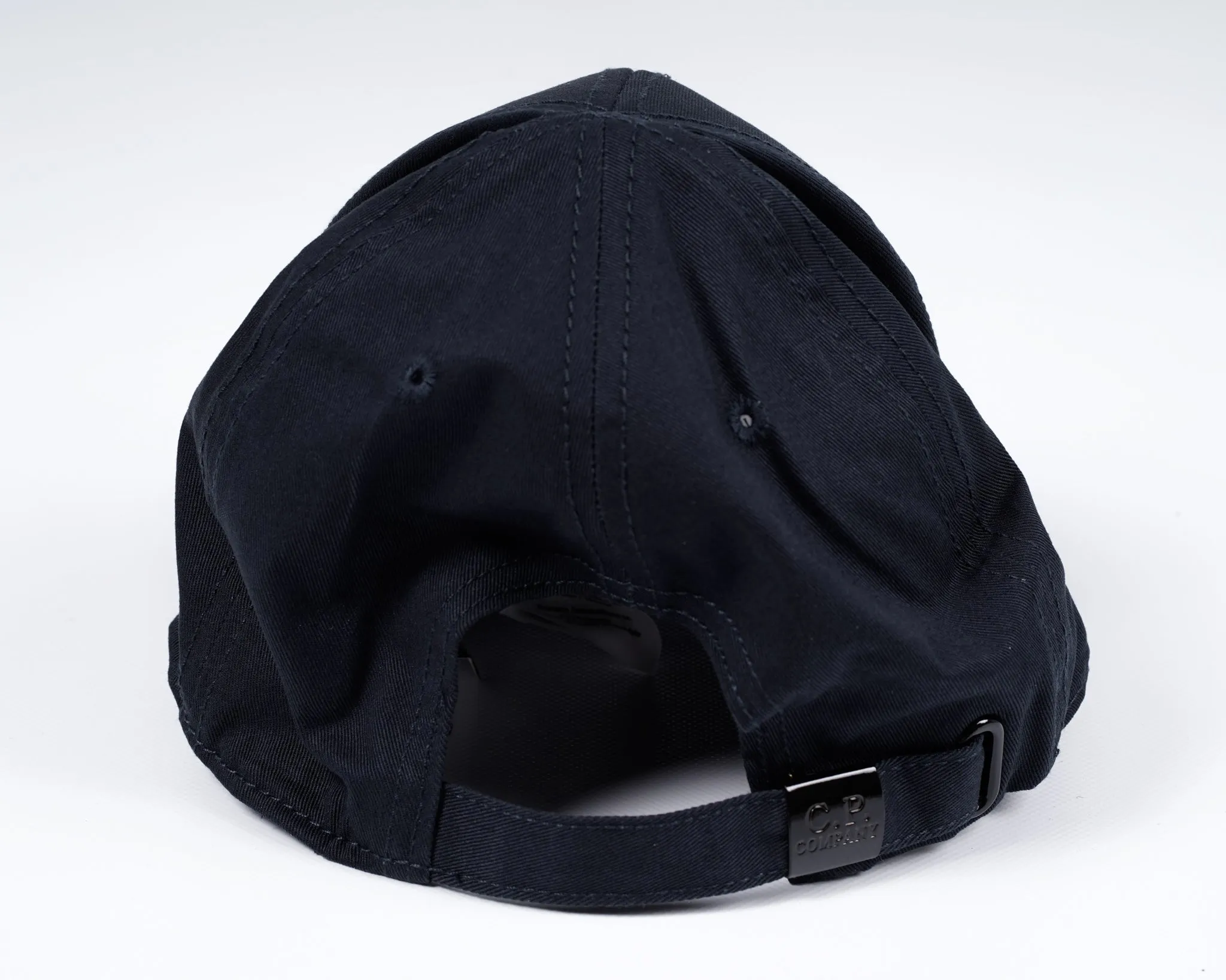 C.P. Company Gabardine Logo Cap / Total Eclipse