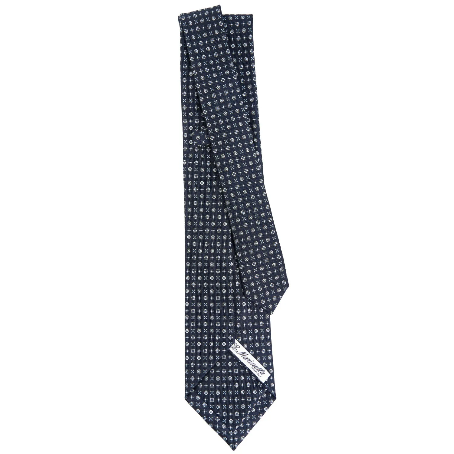 DARK BLUE 5 FOLD SARTORIAL SILK TIE